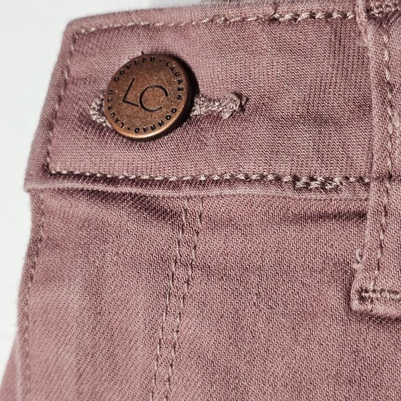 LC LAUREN CONRAD women's cuffed skinny ankle pants size 12 - Picture 10 of 10